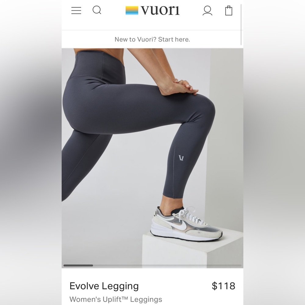 Black vuori leggings